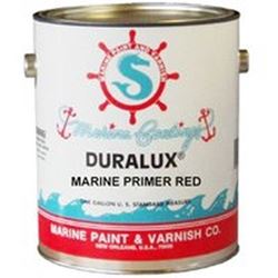 Duralux M740-1 Marine Primer, Flat/Matte, Red, 1 gal, Pack of 4 