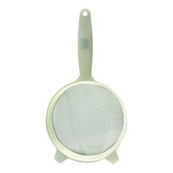 Norpro 2136 Strainer, Stainless Steel, 6 in Dia, Plastic Handle 