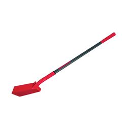 RAZOR-BACK 47035 Trenching Shovel, 5 in W Blade, Steel Blade, Fiberglass Handle, Extra Long Handle, 43 in L Handle 
