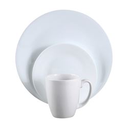 Corelle 6022003 Dinnerware Set, Vitrelle Glass, For: Dishwashers, Pre-Heated Microwave Ovens and Refrigerators, Pack of 2 