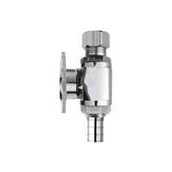 Plumb Pak PP2883LF/PCLF Ball Valve, 1/2 x 3/8 in Connection, PEX x Compression, Brass Body 