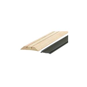 M-D 11783 Threshold with Seal, 36 in L, 3-1/2 in W, Hardwood, Unfinished