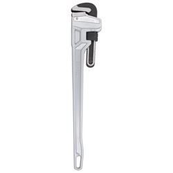 Vulcan JL40142 Pipe Wrench, 63 mm Jaw, 24 in L, Serrated Jaw, Aluminum, Powder Coated, Heavy-Duty Handle 