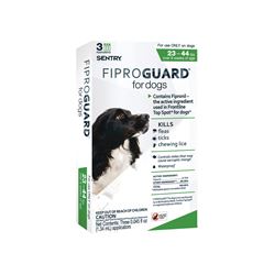 SENTRY Fiproguard 02951 Flea and Tick Squeeze-On, Liquid, 3 Count 