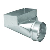 Imperial GV0613 Angle Boot, 3-1/4 in L, 10 in W, 5 in H, 90 deg Angle, Steel, Galvanized 