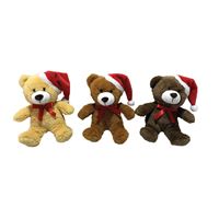 Hometown Holidays 28503 Christmas Figurine Assortment, 6.5 in H, Teddy Bears, Polyester, Brown, Pack of 36 
