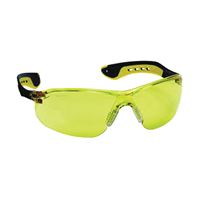 3M 47013-WV6 Safety Glasses, Anti-Fog, Anti-Scratch Lens, Black/Yellow Frame 