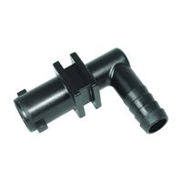 GREEN LEAF Y8231005 Dry Boom Nozzle Body Elbow, 3/4 in, Quick x Hose Barb, 7 psi Pressure, EPDM Rubber 