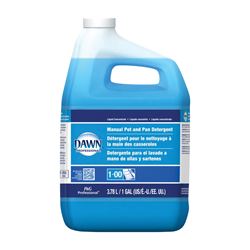 Dawn 57445 Pot and Pan Detergent, 1 gal, Liquid, Scented, Blue 