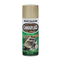 Rust-Oleum 263653 Camouflage Spray Paint, Ultra Flat, Sand, 12 oz, Can 