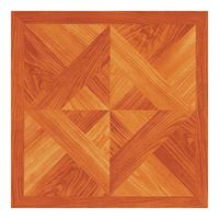 ProSource CL7120 Vinyl Floor Tile, 12 in L Tile, 12 in W Tile, Square Edge, Wood Cross Weave 