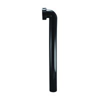 Plumb Pak PP104AB Waste Arm, 1-1/2 in, Direct-Connect, Plastic, Black 