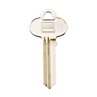 Hy-Ko 11010CO62 Key Blank, Brass, Nickel, For: Corbin Russwin Cabinet, House Locks and Padlocks, Pack of 10 