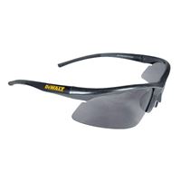 DeWALT DPG51-2C Safety Glasses, Scratch-Resistant Lens, Polycarbonate Lens, Full Frame, Plastic Frame, Black Frame 