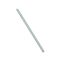 Stanley Hardware N179-432 Threaded Rod, 3/8-16 Thread, 24 in L, A Grade, Steel, Zinc, UNC Thread 