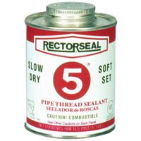 Rectorseal 25431 Thread Sealant, 1 pt, Can, Paste, Yellow 