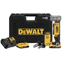 DeWALT DCE400D2 Expander Tool Kit, Yellow, For: Milwaukee and Uponor Heads 