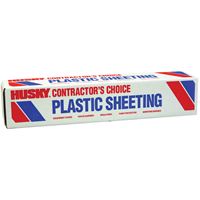 POLY-AMERICA CF00712-0400C Painters Sheeting, 400 ft L, 12 ft W, Clear 