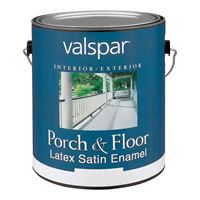 Valspar Medallion 1500 Series 027.0001505.007 Porch and Floor Paint, Satin, Clear, 1 gal, 400 sq-ft/gal Coverage Area, Pack of 2 