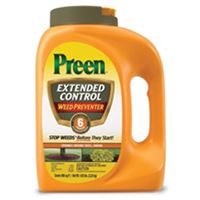 Preen 2464092 Weed Killer, Granular, Broadcast Application, 4.93 lb Bottle 