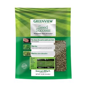 GreenView 23-29824 Biodegradable Mulch with Fertilizer, Granular, 10 lb Bag