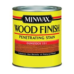 Minwax Wood Finish 700454444 Wood Stain, Gunstock, Liquid, 1 qt, Can 