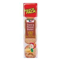 Keebler KTCPB12N Sandwich Crackers, Toast and Peanut Butter Flavor, 1.8 oz, Pack of 12 