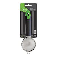 Cooks Kitchen 8205 Cooking Strainer, 3-1/2 in Dia, Rubber Handle 