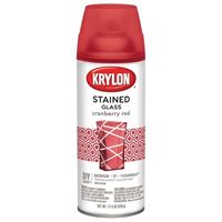 Krylon K09026000 Stained Glass Spray, Gloss, Cranberry Red, 11.5 oz, Can 