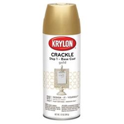 Krylon K08410007 Metallic Spray Paint, Metallic, Gold, 12 oz, Can 