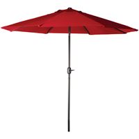 Seasonal Trends 60034 Crank Umbrella, 92.9 in H, 107.9 in W Canopy, 107.9 in L Canopy, Round Canopy, Steel Frame 