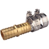 Landscapers Select GB-9411-3/4 Hose Mender, 3/4 in, Male, Brass, Brass and Silver 