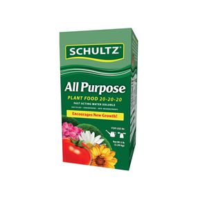 Schultz SPF70690 Plant Fertilizer, 5 lb, Powder, 20-20-20 N-P-K Ratio