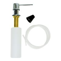 Danco 10038B Soap Dispenser with Nozzle, 12 oz Capacity, Metal/Plastic, Chrome 