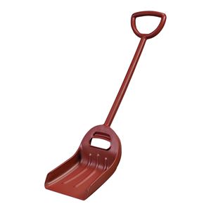 POLY PRO TOOLS P6984R Scoop Shovel, 14 in W Blade, 18 in L Blade, Polymer Blade, Polymer Handle, D-Shaped Handle