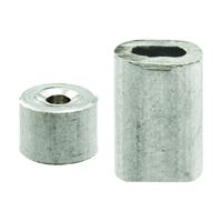Prime-Line GD 12150 Cable Ferrule and Stop, Aluminum 
