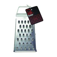 CHEF CRAFT 21387 Grater, Plastic/Stainless Steel, White 