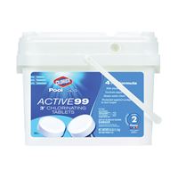 Clorox Pool & Spa Active99 Series 22425CLX Chlorinating Tablet, Solid, Chlorine, 25 lb 