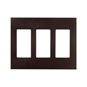 Eaton Cooper Wiring PJS PJS263RB-SP-L Wallplate, 4.87 in L, 6-3/4 in W, 3 -Gang, Polycarbonate, Oil-Rubbed Bronze, Pack of 6