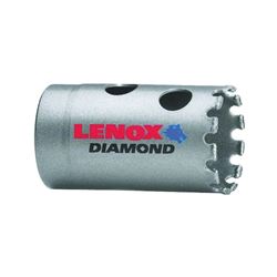 Lenox Diamond 1225618DGHS Hole Saw, 1-1/8 in Dia, 1-5/8 in D Cutting 