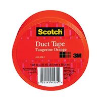 3M 920-ORG-C Duct Tape, 20 yd L, 1.88 in W, Cloth Backing, Tangerine Orange 