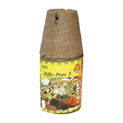 Jiffy JP310 Round Seed Starter Pot, Canadian Sphagnum Peat 