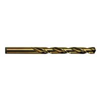 Irwin 63125 Jobber Drill Bit, 25/64 in Dia, 5-1/8 in OAL, Spiral Flute, 25/64 in Dia Shank, Cylinder Shank, Pack of 6 