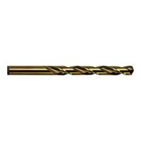 Irwin 63126 Jobber Drill Bit, 13/32 in Dia, 5-1/4 in OAL, Spiral Flute, 13/32 in Dia Shank, Cylinder Shank, Pack of 6 