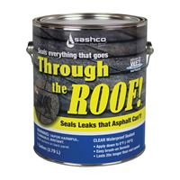 Through The Roof! 14004 Cement and Patching Sealant, Clear, Liquid, 1 gal Container 2 Pack 
