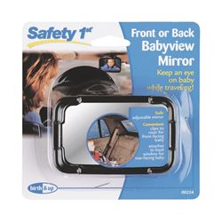 Safety 1st 48919 Baby View Mirror, Rear View, Black 4 Pack 
