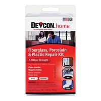 Devcon 90216 Epoxy Repair Kit, Liquid, Ammonia, Almond/White, 1.06 oz 