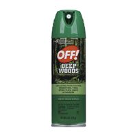 OFF! Deep Woods 01842 Insect Repellent V, 6 oz, Liquid, Clear, Alcohol 