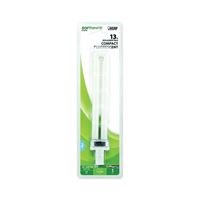 Feit Electric BPPL13 Compact Fluorescent Bulb, 13 W, PL Lamp, GX23 Lamp Base, 800 Lumens, 2700 K Color Temp, Pack of 6 