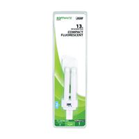 Feit Electric BPPLD13 Compact Fluorescent Bulb, 13 W, PL Lamp, GX23 Lamp Base, 780 Lumens, 2700 K Color Temp, Pack of 6 